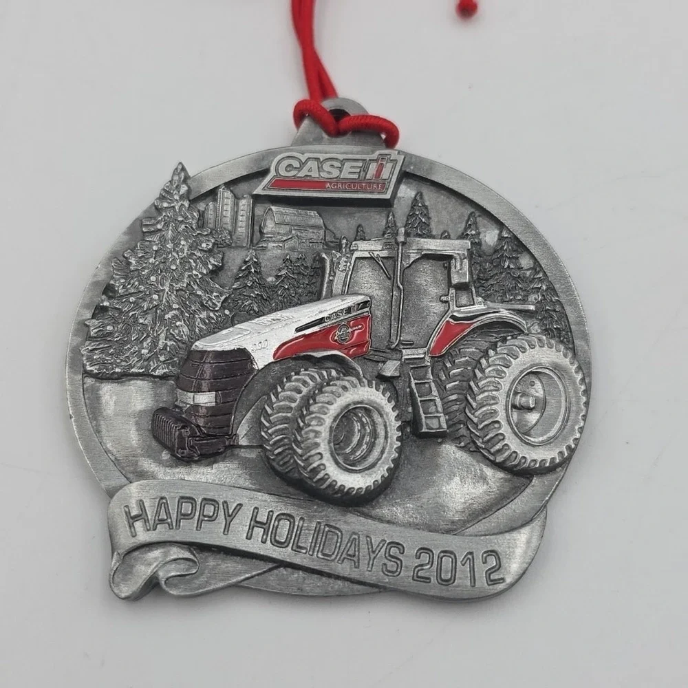 Case IH International Harvester 2012 Pewter Christmas FARMALL Ornament ‎ Magnum